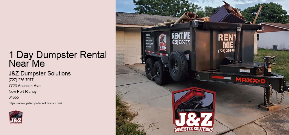 3 Yard Dumpster Service