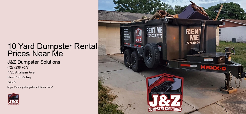 6 Yard Dumpster Service