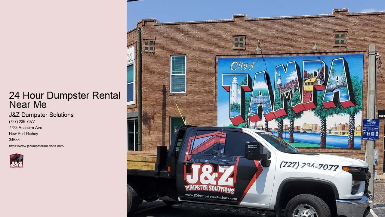 24 Hour Dumpster Rental Near Me